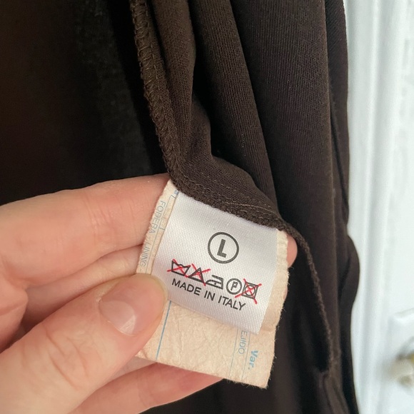 Max mara wrap top brown- vintage made in Italy - Picture 5 of 5